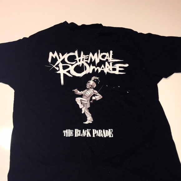 My Chemical Romance Tee Shirt The Black Parade No Size Tag See Measurements - Picture 1 of 6